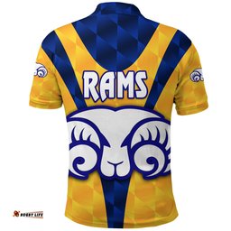 Custom Personalised Adelaide Polo Shirt Rams Merino Original - Yellow
