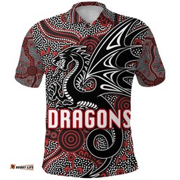 St. George Dragons Polo Shirt Unique Indigenous