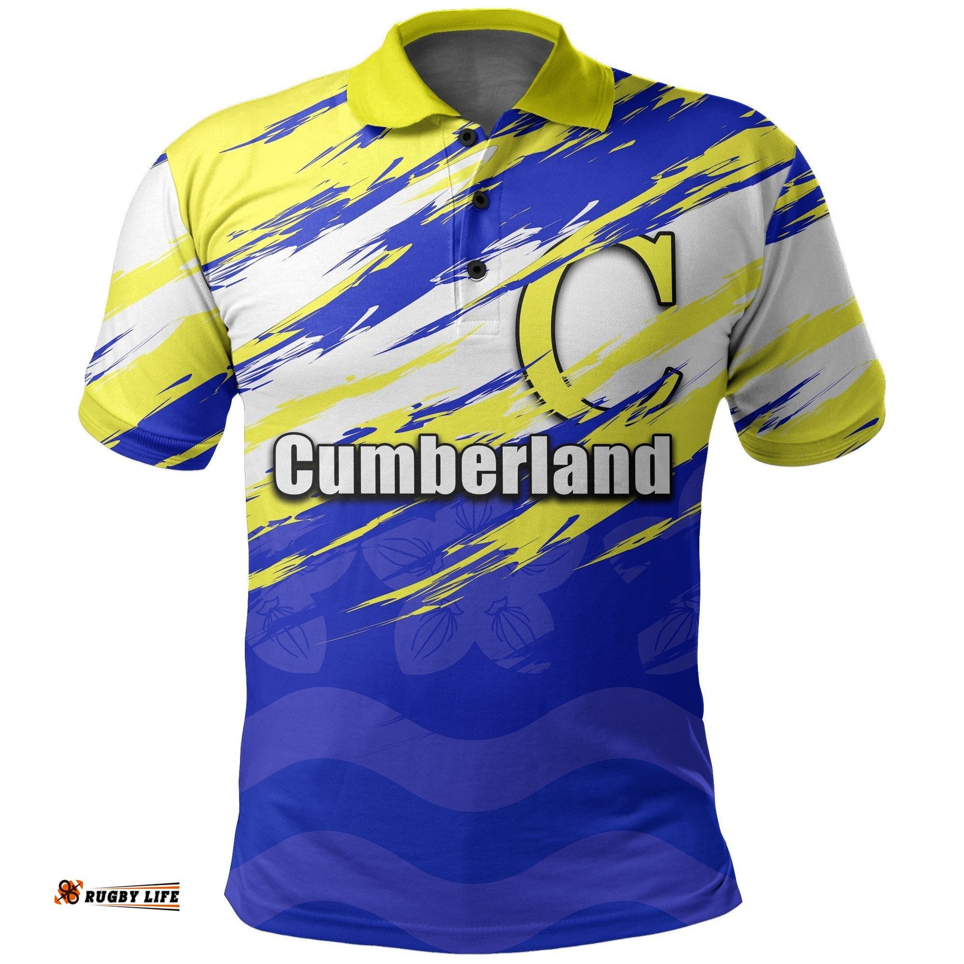 Custom Personalised Cumberland Rugby Polo Shirt