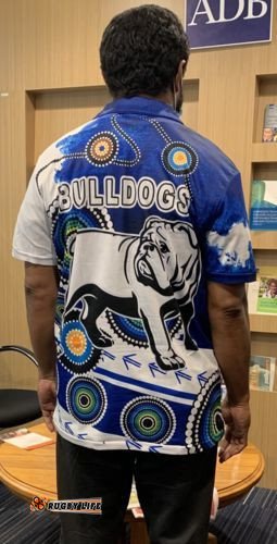Bulldogs Polo Shirt Special Indigenous