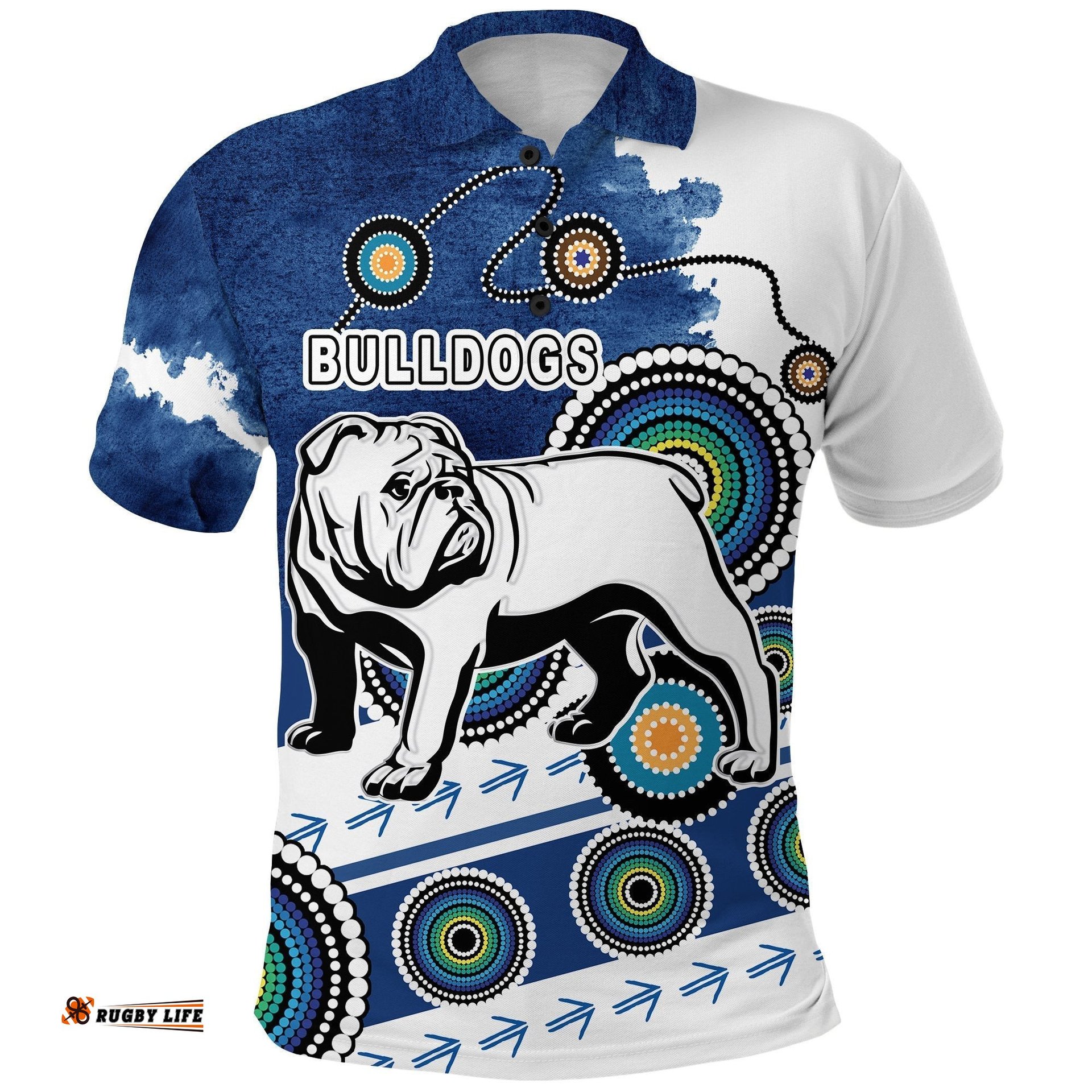 Bulldogs Polo Shirt Special Indigenous