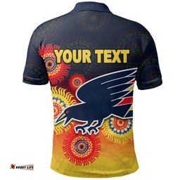 Custom PersonalisedAdelaide Crows Special Style Polo Shirt