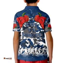 Anzac Day Polo Shirt Cowboys Army Style No.1