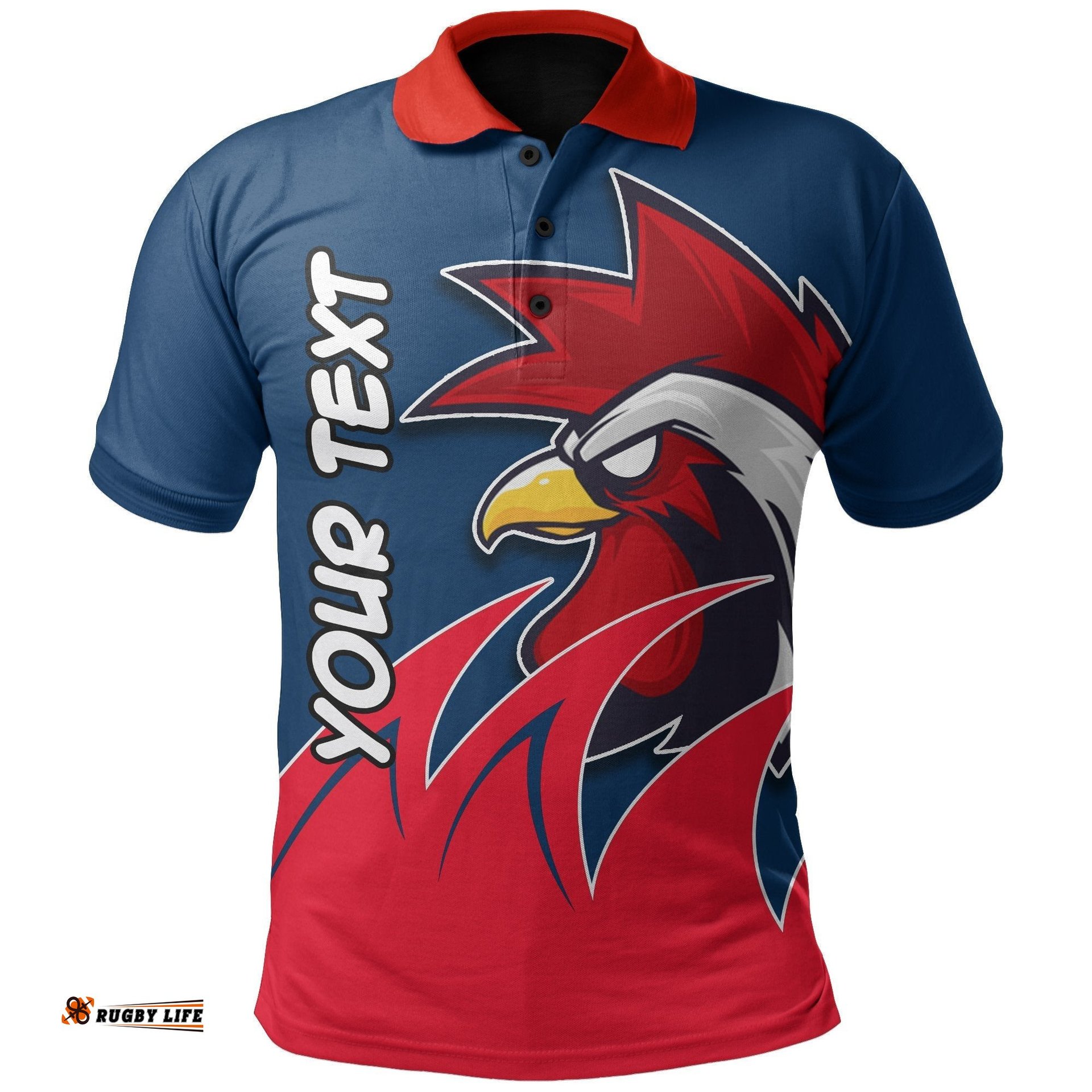 Custom PersonalisedRoosters Polo Shirt