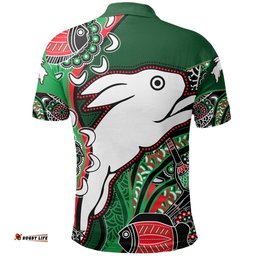 Rabbitohs Polo Shirt Indigenous Survival World