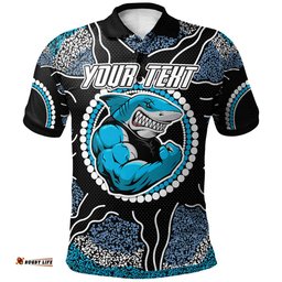 Australia Rugby Polo Shirt - Sharks RLT13