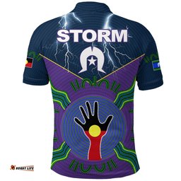 Storm Naidoc Polo Shirt Melbourne Heal Country