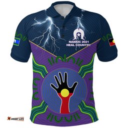 Storm Naidoc Polo Shirt Melbourne Heal Country
