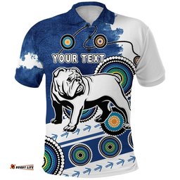 Custom Personalised Bulldogs Polo Shirt Special Indigenous