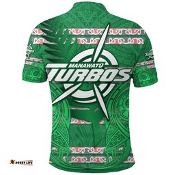 Manawatu Turbos Polo Shirt Maori Vibes