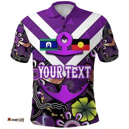 Custom Personalised Naidoc Fremantle Polo Shirt Aboriginal Freo