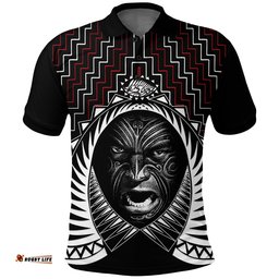 New Zealand Polo Shirt Rugby Haka War