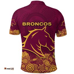 Brisbane Polo Shirt Broncos Indigenous