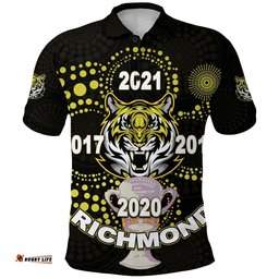 Richmond Premier Polo Shirt Legendary Tigers Indigenous
