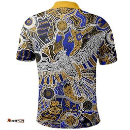 West Coast Eagles Polo Shirt Aboriginal 1