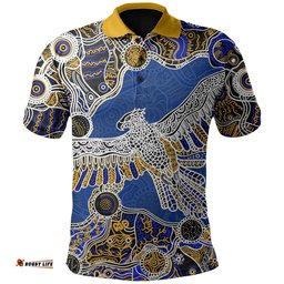 West Coast Eagles Polo Shirt Aboriginal 1