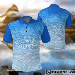 New Zealand Auckland Polo Shirt Blues Rugby