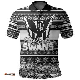 Swan Districts Football Club Polo Shirt Christmas 2021 Style