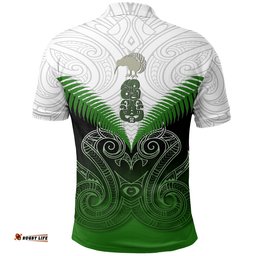 Maori Manaia Polo Shirt Green