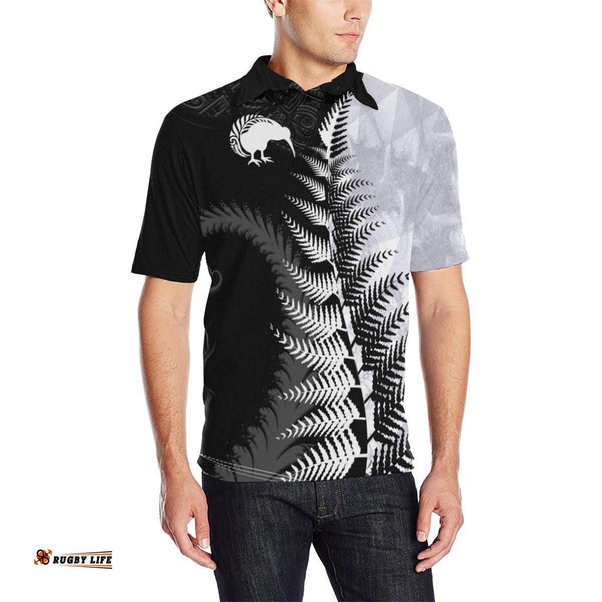 Silver Fern Kiwi Classic Polo Shirt