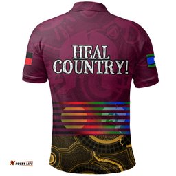 Naidoc Brisbane Broncos Polo Shirt Aboriginal