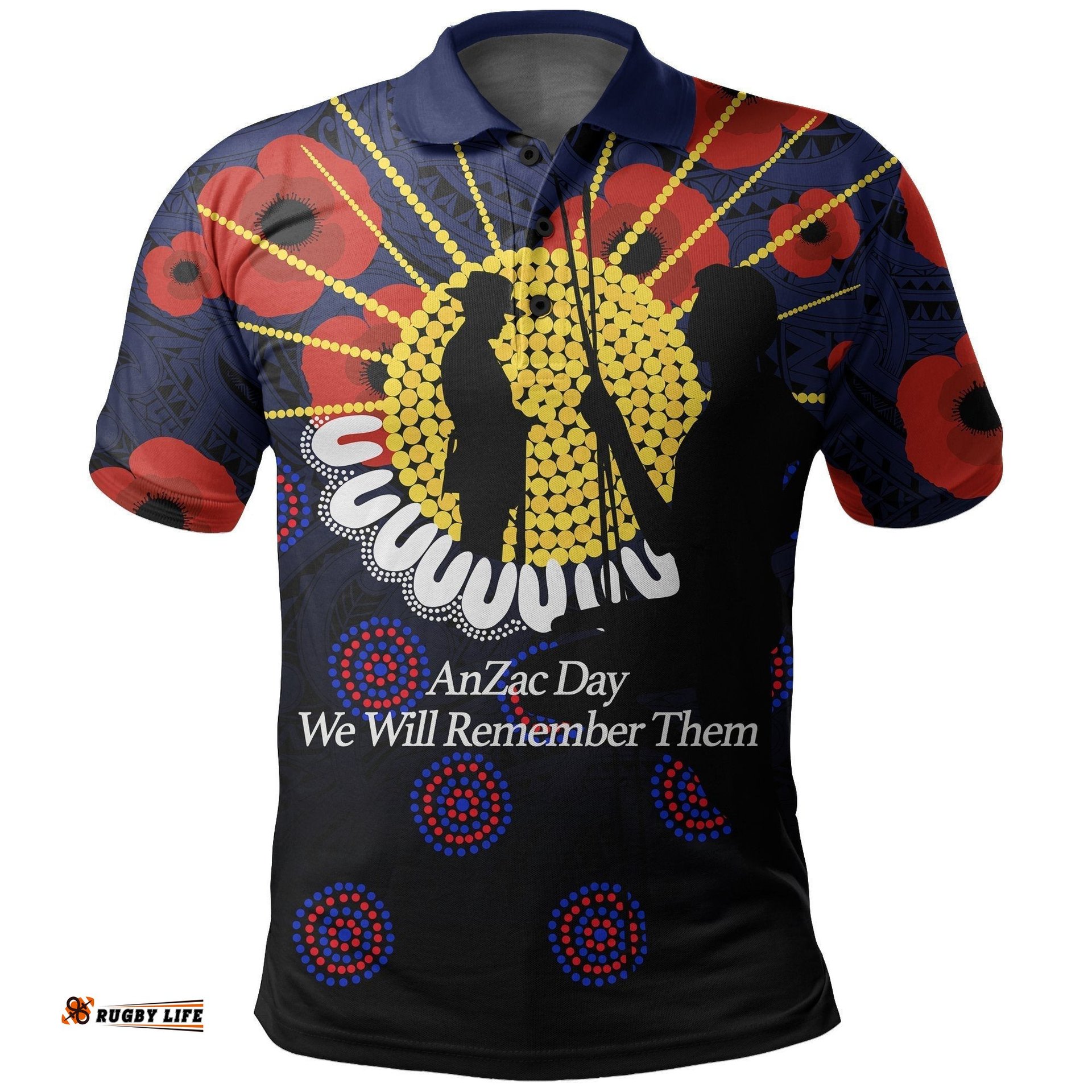 Australia Anzac Day Polo shirt We Will Remember Them