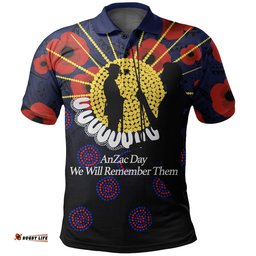 Australia Anzac Day Polo shirt We Will Remember Them