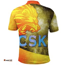 Chennai Super Kings Polo Shirt Cricket Universe Energy Vibes