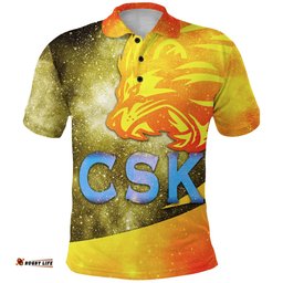 Chennai Super Kings Polo Shirt Cricket Universe Energy Vibes