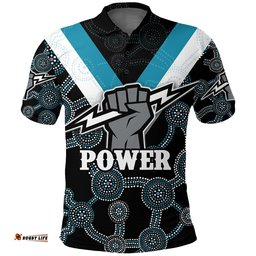 Port Adelaide Polo Shirt Power