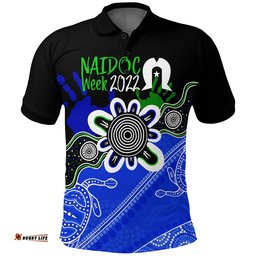 Indigenous Torres Straits NAIDOC Week 2022 Polo Shirt Turtles Style