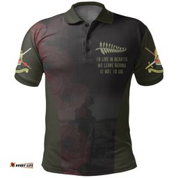 Anzac New Zealand Polo Shirt, The Salute To Heroes Golf Shirts