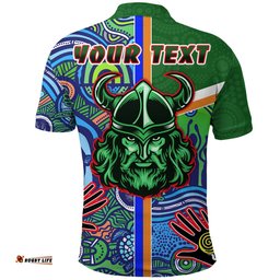 Custom Personalised Raiders Naidoc Week Polo Shirt Theme Heal Country