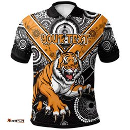 Tigers Rugby Polo Shirt - Custom Super Tigers Polo Shirt RLT13
