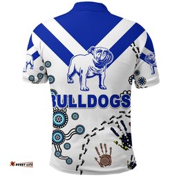 Custom Personalised Canterbury-Bankstown Bulldogs Polo Shirt Indigenous - NO.2