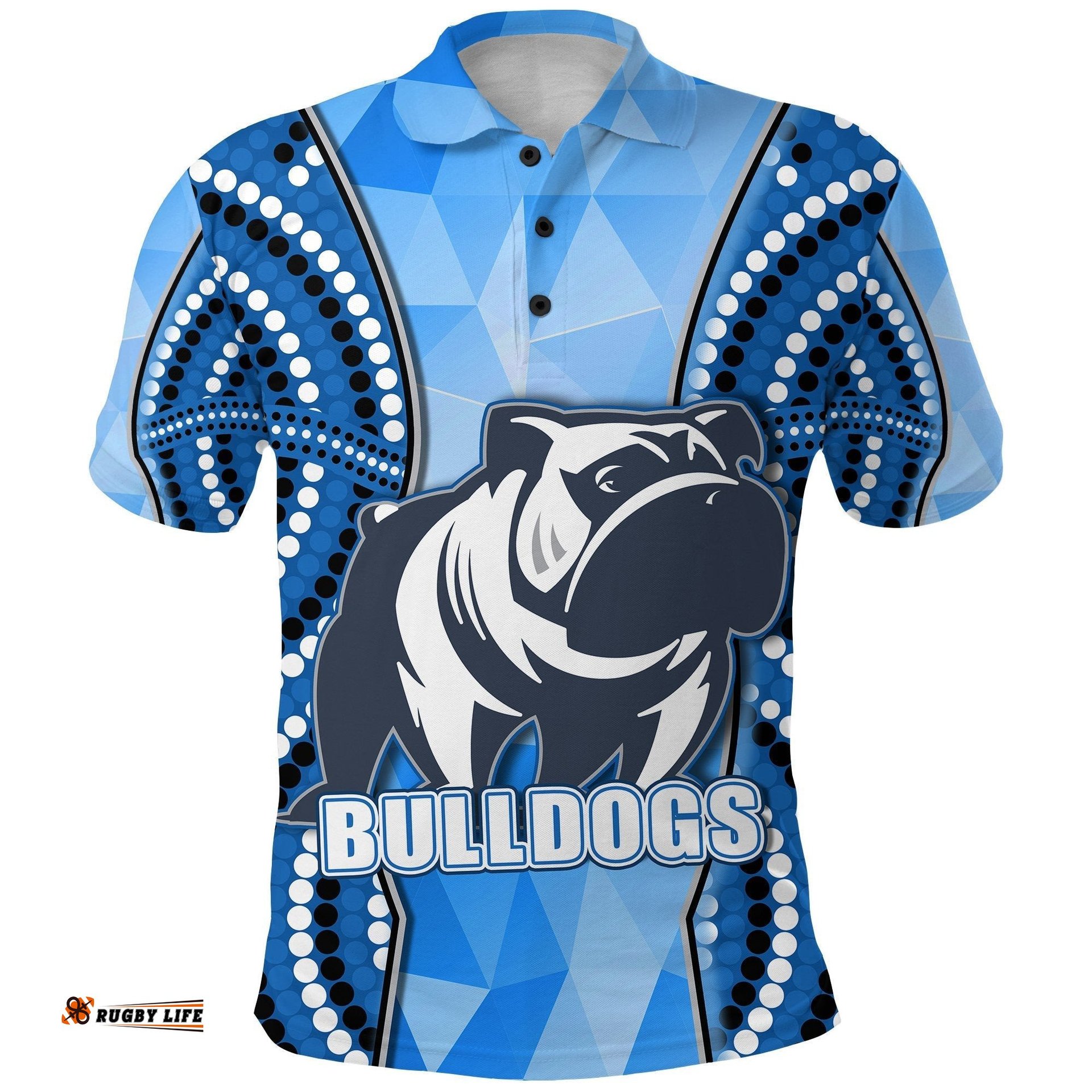 Bulldogs Polo Shirt Indigenous Snappy