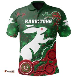 Custom Personalised Rabbitohs Polo Shirt Magic Style