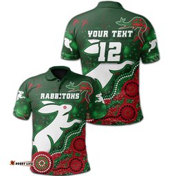 Custom Personalised Rabbitohs Polo Shirt Magic Style
