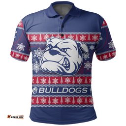 Western Bulldogs Polo Shirt Christmas 2021 Style