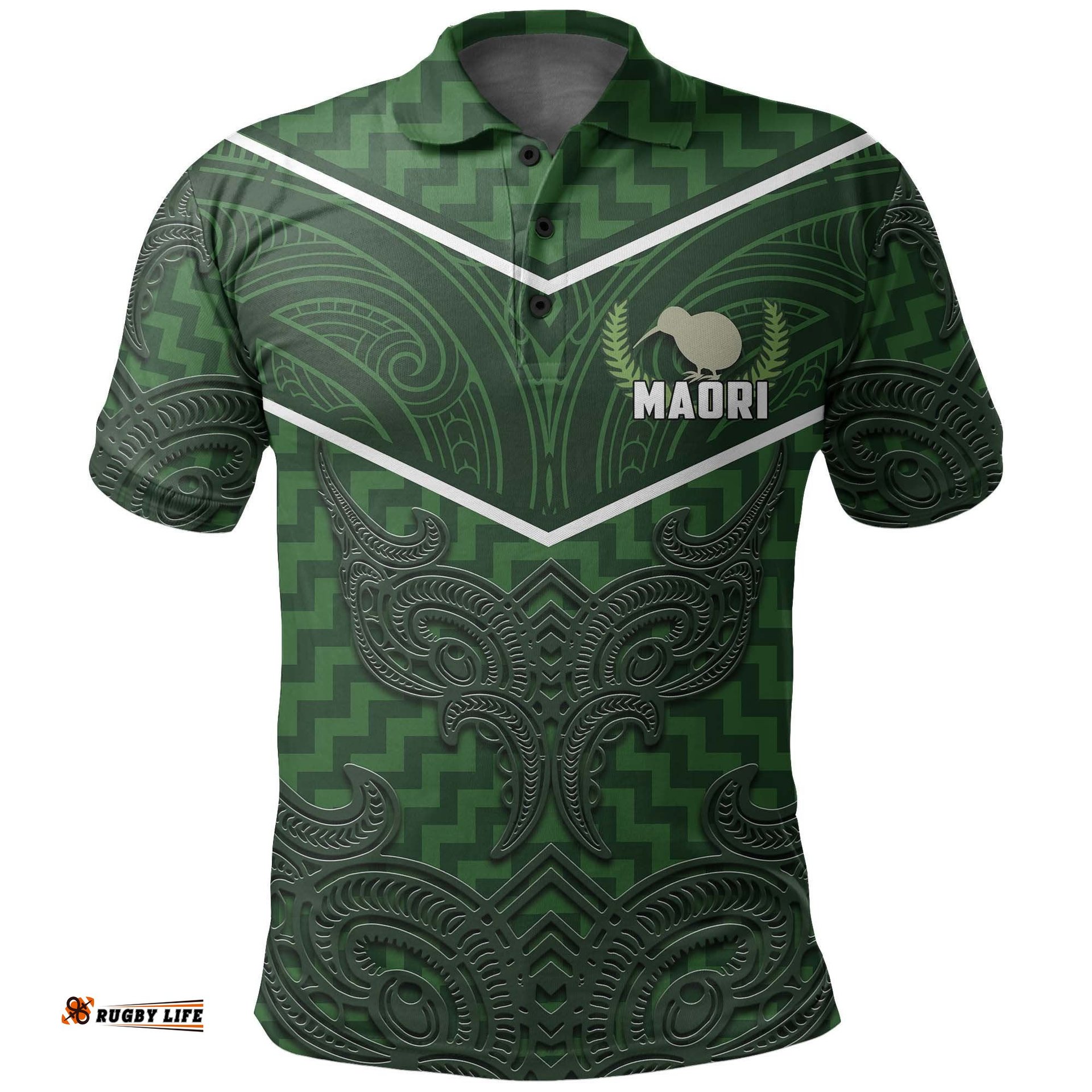 New Zealand Mori Rugby Polo shirt