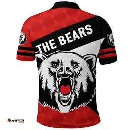 Custom Personalised North Sydney Polo Shirt The Bears Sporty Style