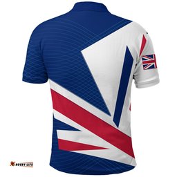 Team GB Sport Polo Shirt Lion Unify - Blue