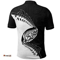 Aotearoa Rugby Fern Polo Shirt