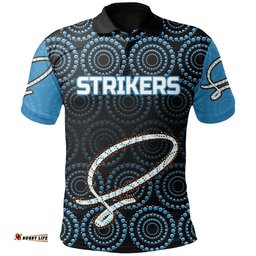 Adelaide Polo Shirt Strikers Indigenous - Cricket Style