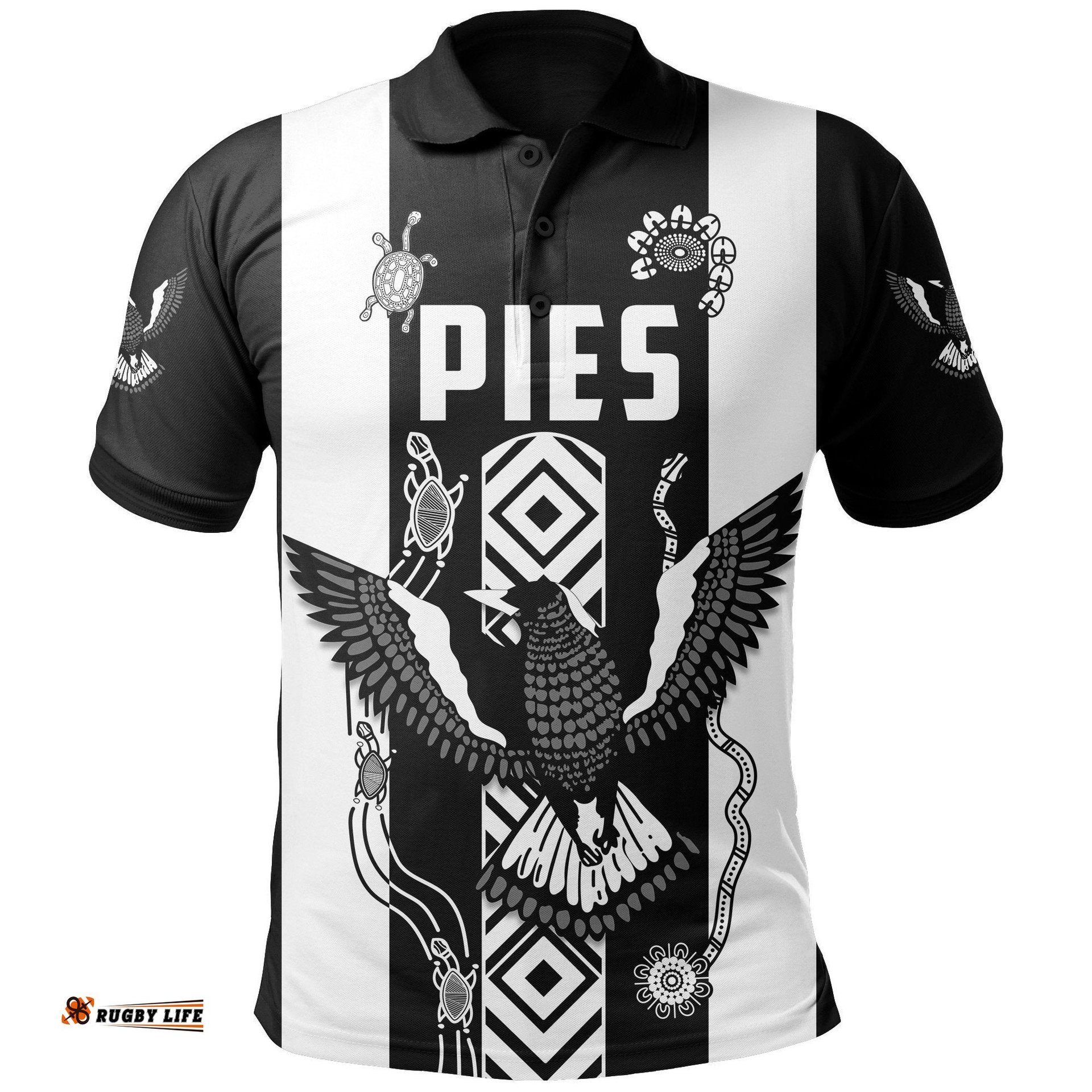 Pies Indigenous Polo Shirt Collingwood