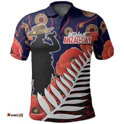 Australia Anzac Day Polo Shirt Mix Aboriginal