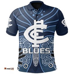 Australia Football Polo Shirt Carlton Blues
