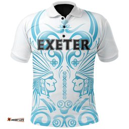 Exeter Polo Shirt Samurai Native White