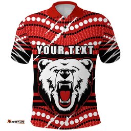 Custom Personalised Bears Polo Shirt North Sydney Only