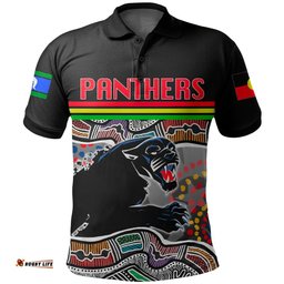 Naidoc Panthers Polo Shirt Torres Strait Islander